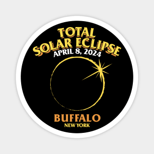 Total Solar Eclipse 2024 - Buffalo, NY Magnet